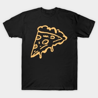 Dripping Cheese Pizza Icon T-Shirt